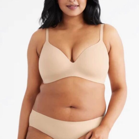 NEW Knix WingWoman Contour neutral nude bra women’s plus size 8+ 42DDD 40F 42F - Picture 1 of 10